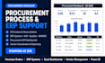 support your procurement process and erp operations