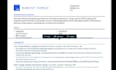 create resume as customer requirements