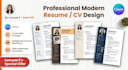 design professional resume template