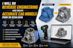 reverse engineering and create accurate cad models from 3d scan data mesh model