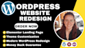 redesign and modernise your wordpress website