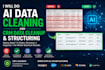 do ai data cleaning and CRM data cleanup and structuring