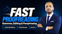 proofread edit and paraphrase any english text fast
