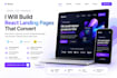 develop a custom react landing page for your brand