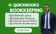 do quickbooks bookkeeping, cleanup, setup, and bank reconciliation