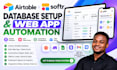 setup airtable database airtable automation crm softr webapp expert