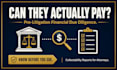 conduct pre litigation due diligence and asset searches