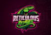 design snake mascot logo design with company