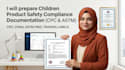 prepare children product safety compliance documentation
