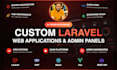 create custom laravel saas and admin panels