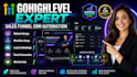 build gohighlevel website sales funnel and automation
