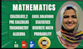 help in mathematics, statistics and excel projects perfectly