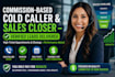 commission based cold calling appointment setting phone call telecom b2b sdr