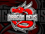create dragon mascot logo design with unlimited review