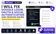 fix google login, oauth, social authentication and session issues