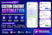 build a manychat automation for facebook, instagram,telegram