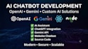 build an ai chatbot using openai or gemini API