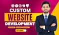 develop a custom coded, responsive website