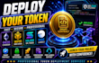 deploy erc20, bep20, solana and base smart contract for your crypto token