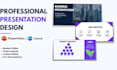 design a professional powerpoint and canva presentation