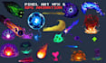 create pixel vfx sprite art spell animations rpg game visual effects game assets