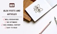 write seo blogs and do content writing