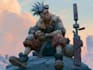draw fantasy concept art character