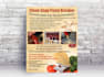 design a printable business flyer, brochure, and poster