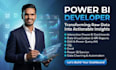 build custom power bi dashboard and data analytics
