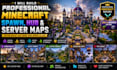 build professional minecraft spawn, hub and server maps