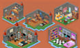 isometric pixel 2d pixel art character sprite sheet animation tileset game asset