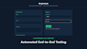 write automated playwright end to end tests for your web app