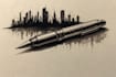 draw a pen illustration