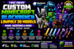 make custom minecraft blockbench low poly 3d models mobs weapon with animation