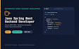 develop java spring boot backend applications and rest apis