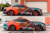 create racing car wrap, itasha wrap design