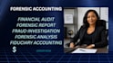 do forensic accounting and review financial audits