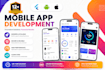 build a custom flutter android and ios app with firebase, API integration, mvp