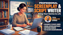 write a professional cinema screenplay and movie script