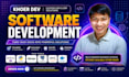 develop custom CRM, erp, saas web application