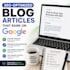 write SEO optimized blog articles that rank on google