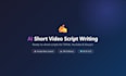 write short video scripts for tiktok and youtube