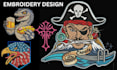do embroidery digitizing logo into dst pes file in few hours