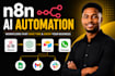 do n8n ai automation workflow, migrate base44 expert