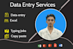 clean excel spreadsheets, excel data cleanup and excel data entry