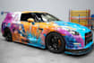 create racing car wrap, itasha wrap design with extreme creativity