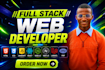 build website full stack developer frontend developer website app development