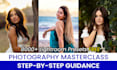 teach portrait photography and lightroom editing