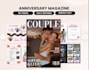design a complete editable couple magazine template in canva