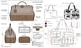 do handbag backpack tote and purse design concepts with tech packs